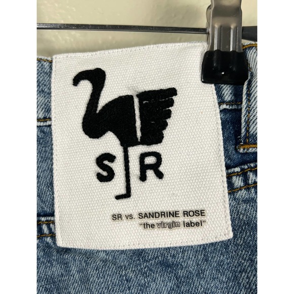 FREE PEOPLE NWT WOMEN'S 30 FREE "THE VIRGIN LABEL" DISTRESSED STRAIGHT LEG JEAN - Picture 3 of 9